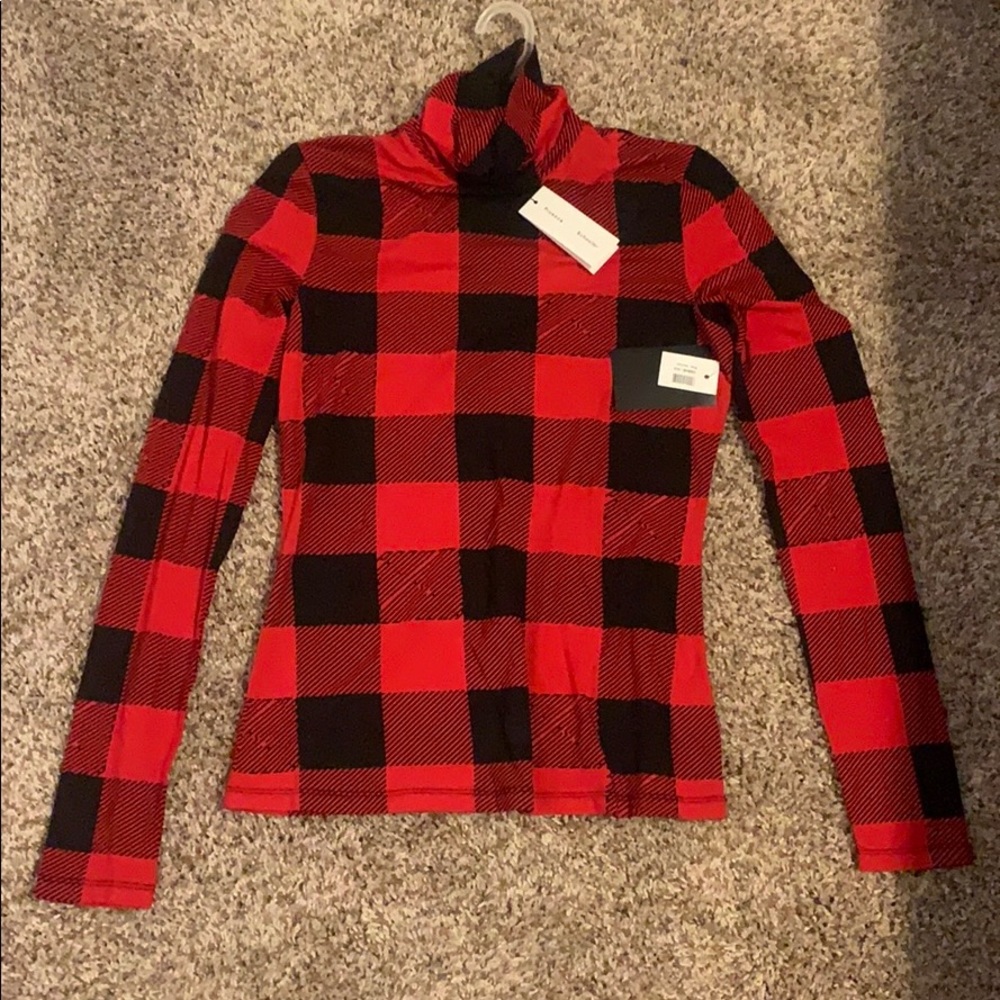 Proenza Schouler Buffalo Plaid Turtleneck